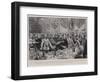 Auld Lang Syne, the Send-Off Dinner to the Hac Battery of the City of London Imperial Volunteers-Frederic De Haenen-Framed Giclee Print
