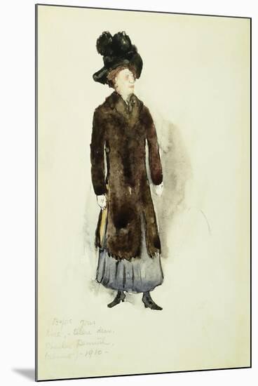 Aunt Ellen, 1910-Charles Demuth-Mounted Giclee Print