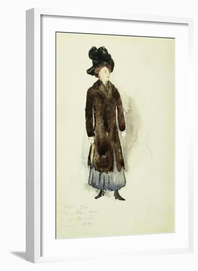 Aunt Ellen, 1910-Charles Demuth-Framed Giclee Print