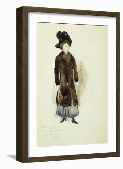 Aunt Ellen, 1910-Charles Demuth-Framed Giclee Print