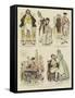 Aunt Keziah's Elopement-Hugh Thomson-Framed Stretched Canvas