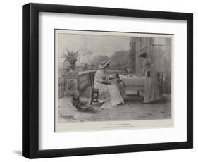 Auntie, in the Exhibition of the Institute of Painters in Water Colours-George Goodwin Kilburne-Framed Giclee Print