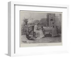 Auntie, in the Exhibition of the Institute of Painters in Water Colours-George Goodwin Kilburne-Framed Giclee Print