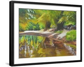 Auntie Janet's Kindness  2017  (oil on linen)-Colin Bootman-Framed Giclee Print