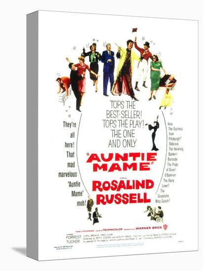 Auntie Mame, 1958-null-Stretched Canvas