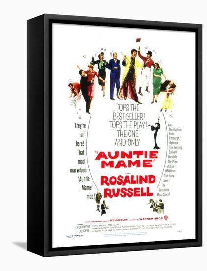 Auntie Mame, 1958-null-Framed Stretched Canvas