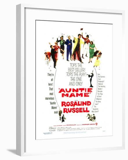 Auntie Mame, 1958-null-Framed Art Print