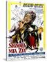 Auntie Mame, (AKA La Signora Mia Zia), Italian Poster Art, Rosalind Russell, 1958-null-Stretched Canvas