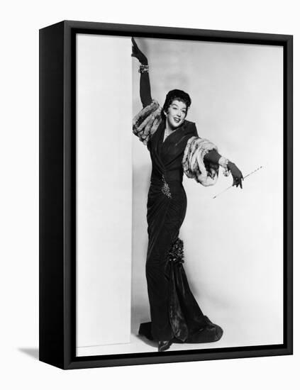 Auntie Mame, Rosalind Russell, 1958-null-Framed Stretched Canvas