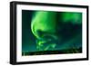 Aura Borealis (Northern lights) in Denali Wilderness National Park, Alaska, USA, North America-Laura Grier-Framed Photographic Print