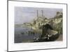 Aurangzeb's Mosque at Benares, India, 19th Century-W Cook-Mounted Giclee Print