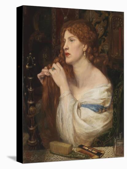 Aurelia (Fazio's Mistress)-Dante Gabriel Rossetti-Stretched Canvas