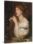 Aurelia (Fazio's Mistress)-Dante Gabriel Rossetti-Stretched Canvas