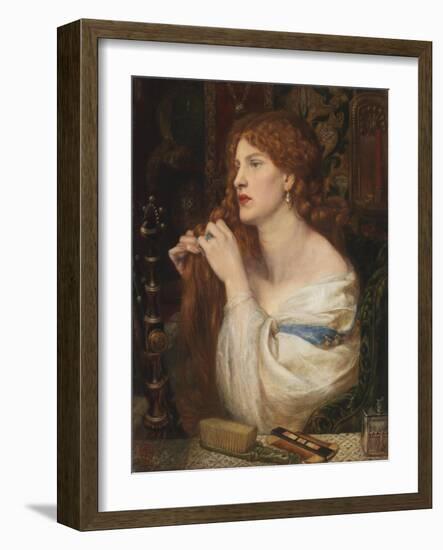 Aurelia (Fazio's Mistress)-Dante Gabriel Rossetti-Framed Giclee Print