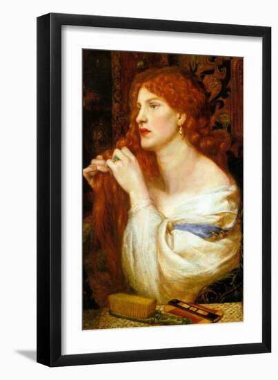 Aurelia; Fazio's Mistress-Dante Gabriel Rossetti-Framed Art Print