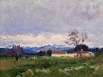 Autumn Landscape (Madrid), 1910-Aureliano De Beruete-Framed Stretched Canvas