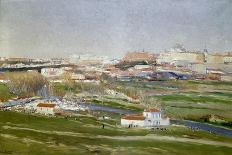 Autumn Landscape (Madrid), 1910-Aureliano De Beruete-Framed Giclee Print