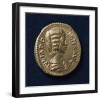 Aureus Bearing Image of Julia Domna, Wife of Septimius Severus, Recto, Roman Coins, 3rd Century AD-null-Framed Giclee Print