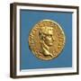Aureus (Obverse) of Caligula (Ad 37-41) Bareheaded (Gold) Inscription: C Caesar Avg Germ P M Tr Pot-null-Framed Giclee Print