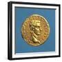 Aureus (Obverse) of Caligula (Ad 37-41) Bareheaded (Gold) Inscription: C Caesar Avg Germ P M Tr Pot-null-Framed Giclee Print