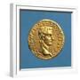 Aureus (Obverse) of Caligula (Ad 37-41) Bareheaded (Gold) Inscription: C Caesar Avg Germ P M Tr Pot-null-Framed Giclee Print