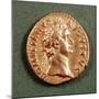 Aureus (Obverse) of Domitian (Ad 81-96) Wearing a Laurel Wreath. Inscription: Domitanvs Avgvstvs-null-Mounted Giclee Print