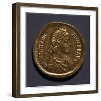 Aureus of Valentinian III, Emperor of Western Roman Empire, 371-392, Roman Coins AD-null-Framed Giclee Print