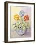 Auricula in a Chinese Pot-Karen Armitage-Framed Giclee Print