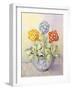 Auricula in a Chinese Pot-Karen Armitage-Framed Giclee Print