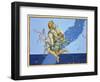 Auriga, the Constellation of the Northern Hemisphere, from "Uranometria"-Johann Bayer-Framed Giclee Print