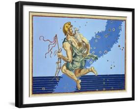 Auriga, the Constellation of the Northern Hemisphere, from "Uranometria"-Johann Bayer-Framed Giclee Print