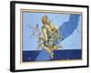 Auriga, the Constellation of the Northern Hemisphere, from "Uranometria"-Johann Bayer-Framed Giclee Print