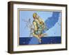 Auriga, the Constellation of the Northern Hemisphere, from "Uranometria"-Johann Bayer-Framed Giclee Print