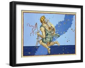 Auriga, the Constellation of the Northern Hemisphere, from "Uranometria"-Johann Bayer-Framed Giclee Print