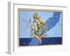 Auriga, the Constellation of the Northern Hemisphere, from "Uranometria"-Johann Bayer-Framed Giclee Print