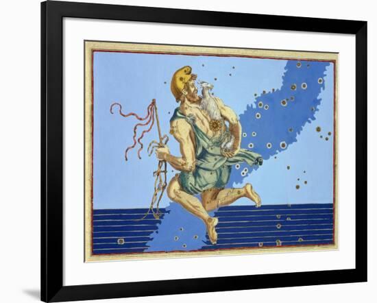 Auriga, the Constellation of the Northern Hemisphere, from "Uranometria"-Johann Bayer-Framed Giclee Print