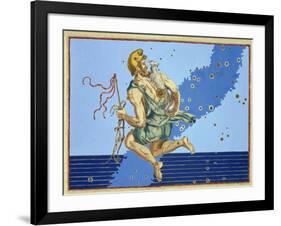 Auriga, the Constellation of the Northern Hemisphere, from "Uranometria"-Johann Bayer-Framed Giclee Print