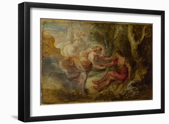 Aurora Abducting Cephalus, Ca 1636-Peter Paul Rubens-Framed Giclee Print