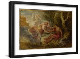 Aurora Abducting Cephalus, Ca 1636-Peter Paul Rubens-Framed Giclee Print