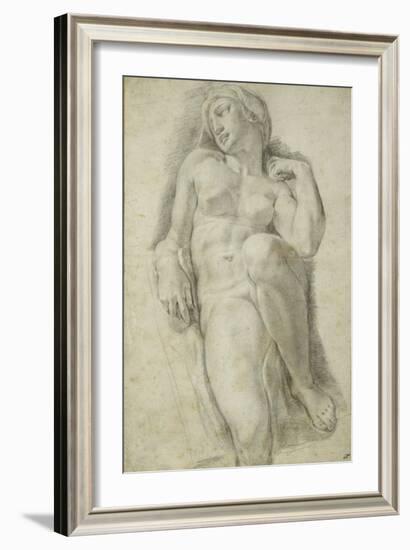 Aurora, after Michelangelo Buonarroti-Francesco De Rossi Salviati Cecchino-Framed Giclee Print