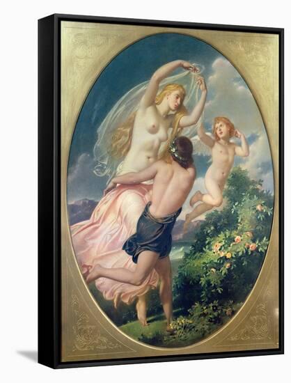 Aurora and Zephyr, 1852-William Edward Frost-Framed Stretched Canvas