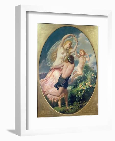 Aurora and Zephyr, 1852-William Edward Frost-Framed Giclee Print