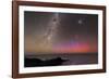 Aurora Australis And Milky Way-Alex Cherney-Framed Photographic Print