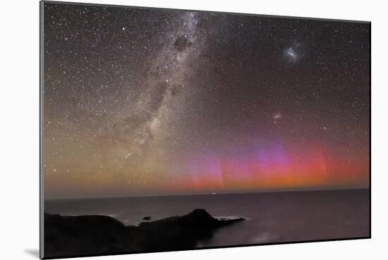 Aurora Australis And Milky Way-Alex Cherney-Mounted Photographic Print