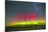 Aurora Borealis Above Grasslands National Park in Saskatchewan, Canada-Stocktrek Images-Mounted Photographic Print