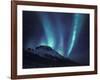 Aurora Borealis Above the Brooks Range, Gates of the Arctic National Park, Alaska, USA-Hugh Rose-Framed Photographic Print