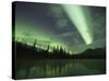 Aurora Borealis, Alaska, USA-Hugh Rose-Stretched Canvas