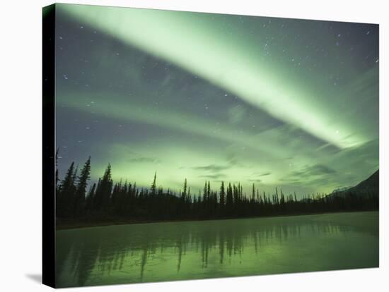 Aurora Borealis, Alaska, USA-Hugh Rose-Stretched Canvas