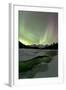 Aurora Borealis, Annie Lake, Yukon, Canada-null-Framed Photographic Print