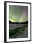 Aurora Borealis, Annie Lake, Yukon, Canada-null-Framed Photographic Print